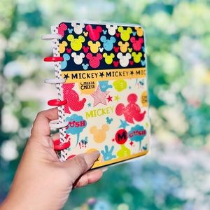 Happy planner mini size monthly and weekly layout disney Mickey Mouse